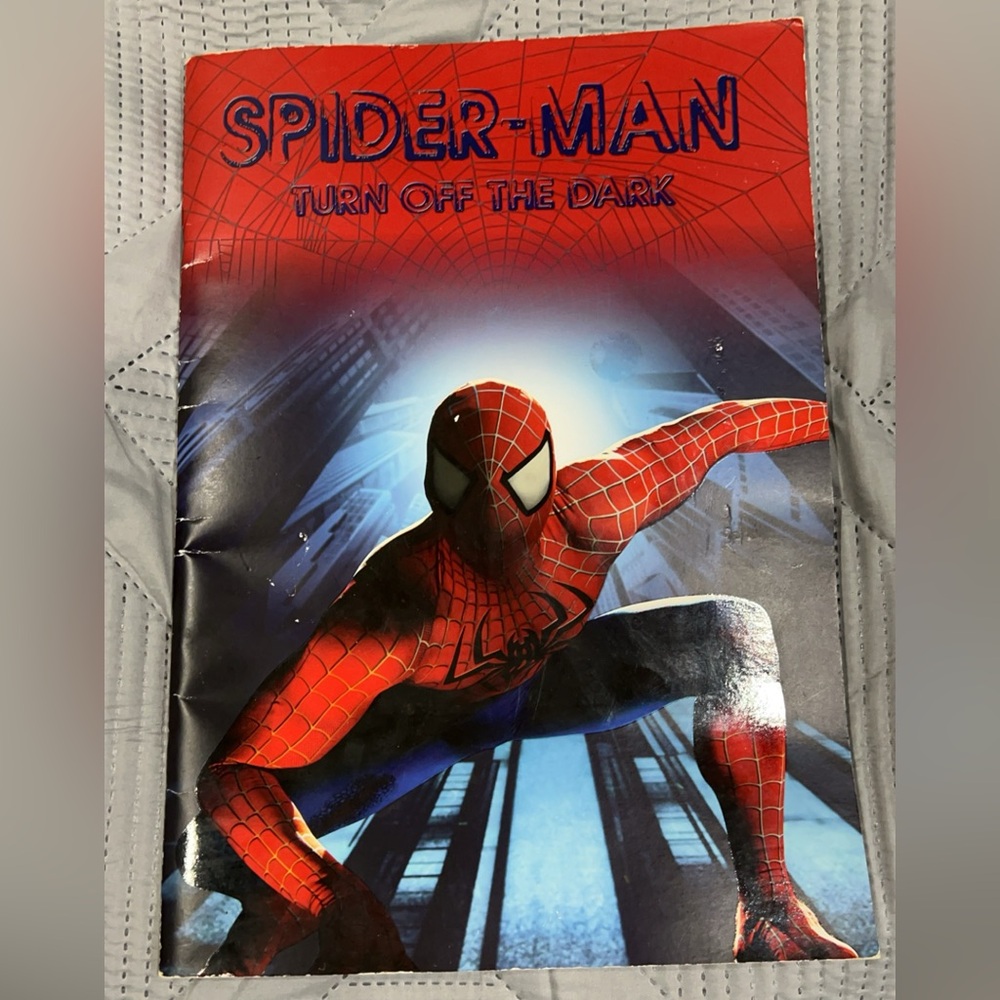 Spider-Man “Turn Off The Dark” Play Program, CS Desk Copy (Very Rare)